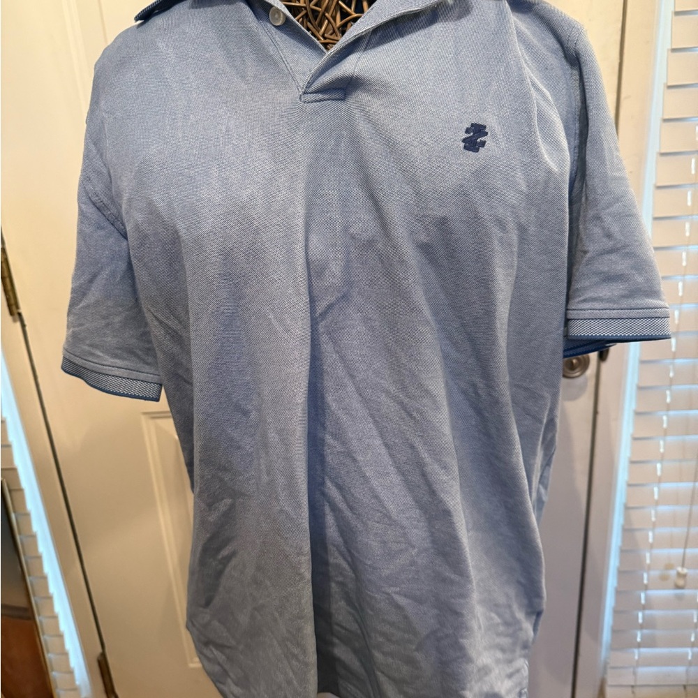 Izod Sky Blue  and a Green Knit Polo